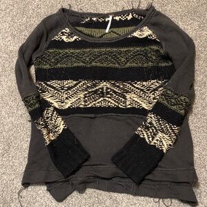 Free People knit sweatshirt xs